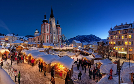Mariazeller Advent, Ausztria legnagyobb hagyományos adventi piaca. + Krampuszfutás+ Lindt csokigyár