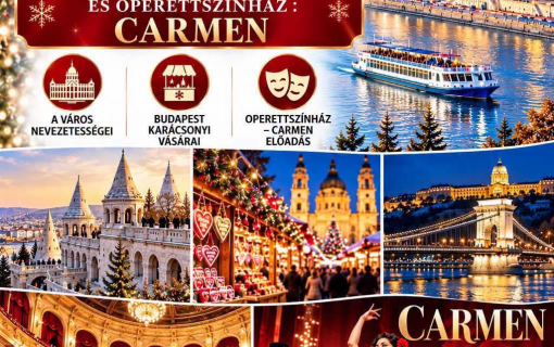 adventi Budapest : karácsonyi vásár és Operettszínház : Carmen